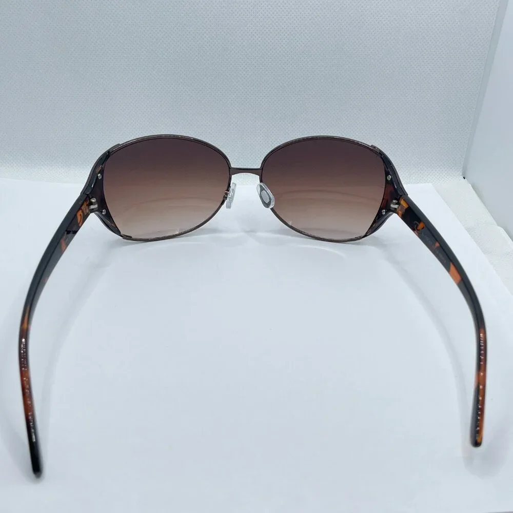 Oscar de la Renta‎ Oversized Brown Tortoise Shell Sunglasses OS